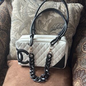 18” Elegant Black Bag Chain Accessory